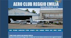 Desktop Screenshot of aeroclubreggioemilia.it